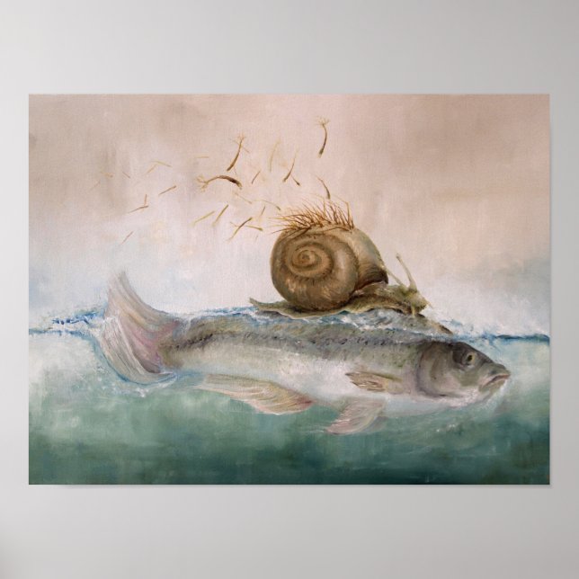 ArtPoster BaumSchneckenFisch Poster (Vorne)