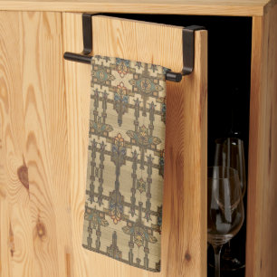 Arts & Crafts Craftsman und Mission Stil floral Geschirrtuch