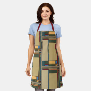 Arts & Crafts Kühnes Geometrisches Apron Schürze