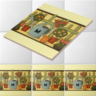 Arts & Crafts Stil Garten Topfpflanzen Fries Fliese