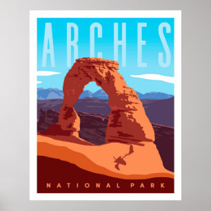Arts National Park Travel Poster Print