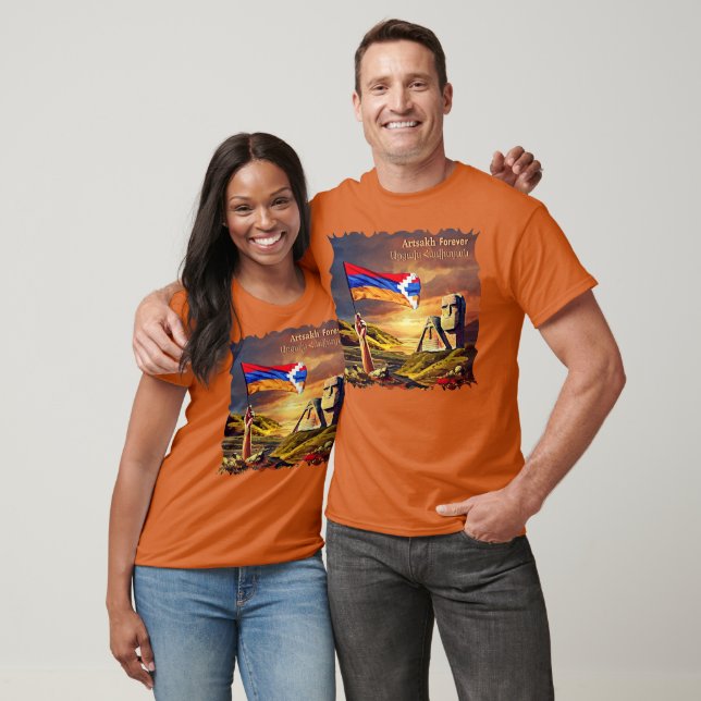 Artsaka Forever Forever ց ա հ ա Ա ր խ T - Shirts  (Unisex)