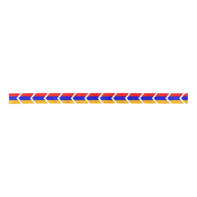 Artsakh (das Bergkarabach) Flagge Satinband (Vorderseite)