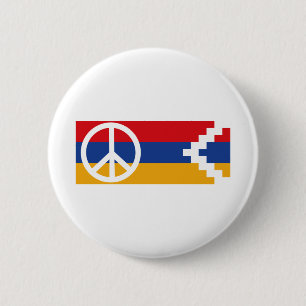 Artsakh-Politik für Frieden und Freiheit Button