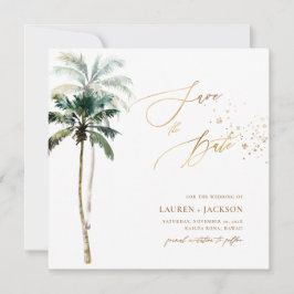 ArtsApp Chic Tropical Paradise Wedding Save The Date