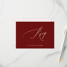 ArtsApp Elegant Burgundy UAWG Luxe Calligraphy