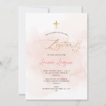 ArtsApp Elegant H2 Gewaschenes Blassrosa Taufe