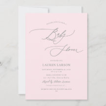 ArtsApp Elegante Kalligrafie Pale Pink Baby