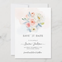 ArtsApp H2 Blue Blush Pink Botanical Card
