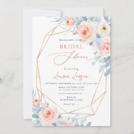 ArtsApp H2 Blush Pink Roses Brautparty Einladung