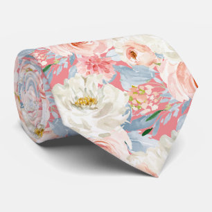 ArtsApp H2 Blush Pink Roses Wedding Krawatte