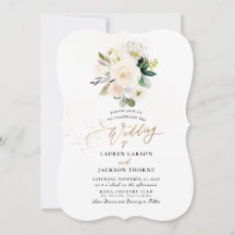 ArtsApp H2 Elegante Alabaster-Creme-Rosen Hochzeit