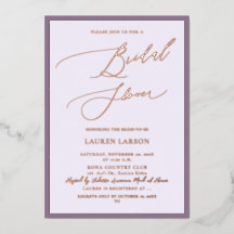 ArtsApp Luxe Calligraphy Dusty Lila Rose Gold