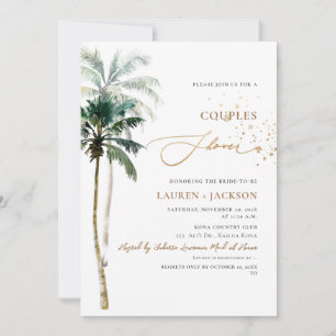 ArtsApp Tropical Paradise Calligraphy Shower Einladung