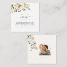 ArtsApp Watercolor Alabaster Rose Request Encl Mitteilungskarte