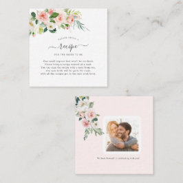 ArtsApp Watercolor Blush Pink Roses Request Encl Mitteilungskarte