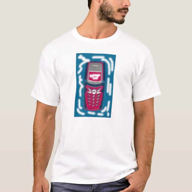 ARTstanding Denim-Wassermelone-Mobile-Shirt T-Shirt (Vorderseite)