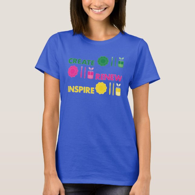 Artsy Spring Knolling Damen T-Shirt (Vorderseite)