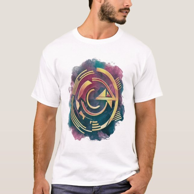 artsy sticker T-Shirt (Vorderseite)