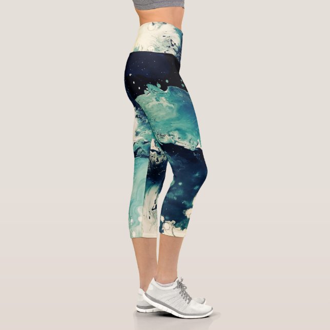 Artsy yoga pants capri (Rechts)