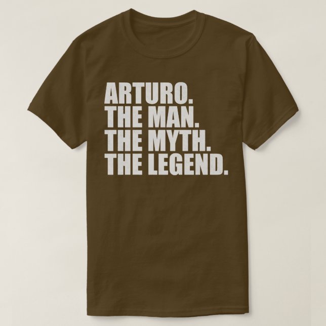 ArturoArturo Name Arturo Vorname T-Shirt (Design vorne)