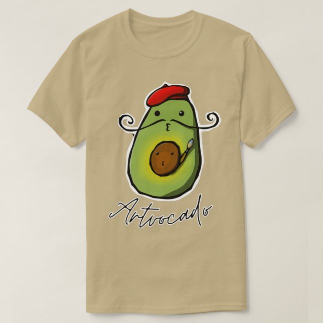 Artvocado Avocado Funny T-Shirt (Design vorne)