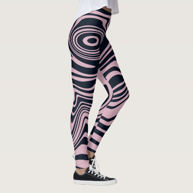 Artwork aus abstraktem Marmor | Leggings (Rechts)
