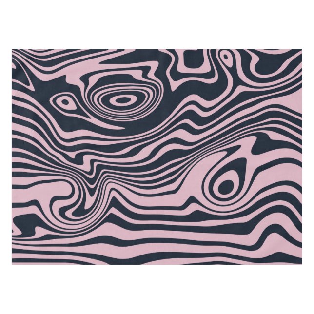 Artwork aus abstraktem Marmor | Tischdecke (Vorderseite (Horizontal))