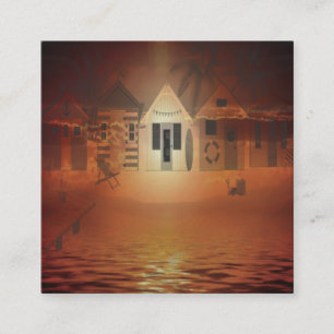 Artwork der Ferienhäuser Begleitkarte