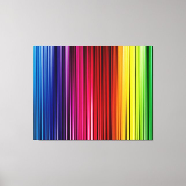 ARTWORK FÜR DIE LEINWAND AUF 3 EBENEN - RAINBOW-FA (Vorderseite)