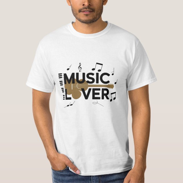 Artwork für Musikfans überall T-Shirt (Vorderseite)
