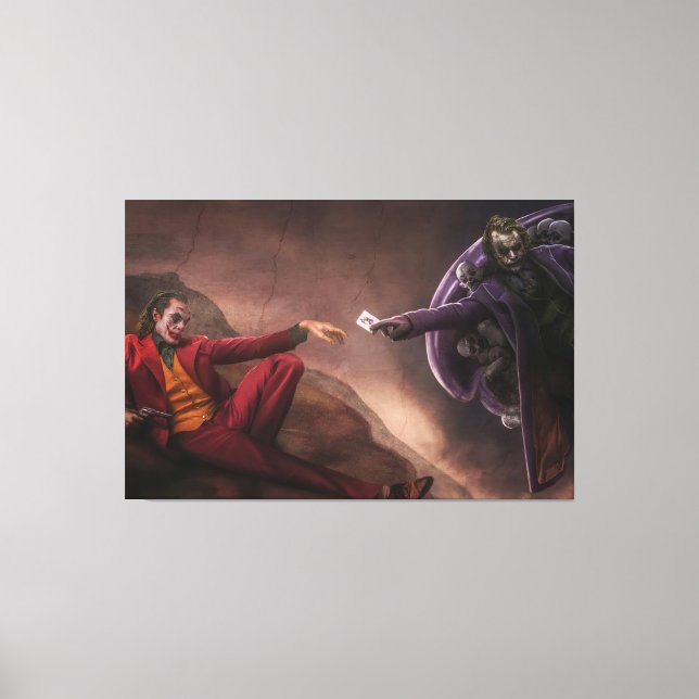 Artwork Joker Premium Wrapped Canvas (Gloss) Leinwanddruck (Vorderseite)