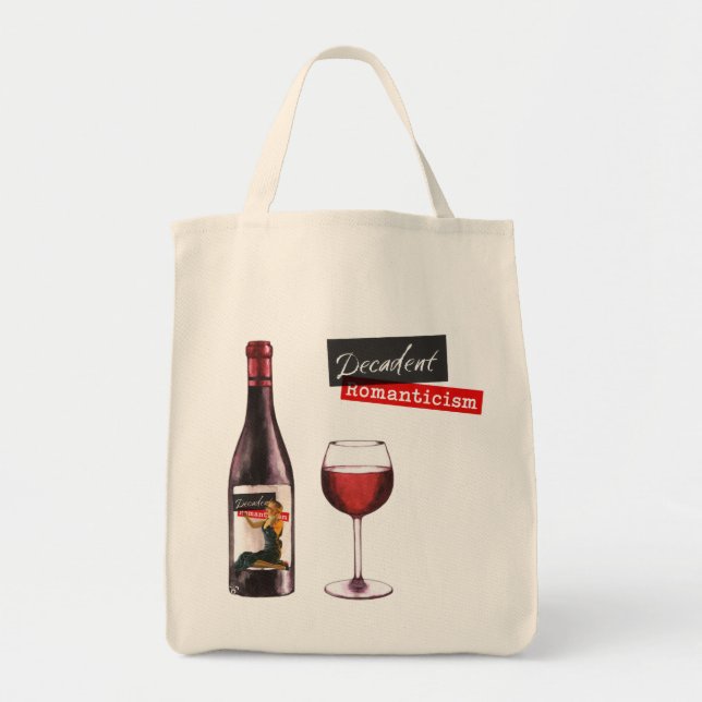 Arty Valentine Gift Collection- Decadent Noir  Tragetasche (Vorne)