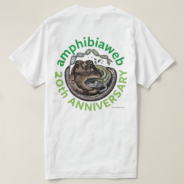 #ArtYourAmphibian2020 - Nina McDonnell T-Shirt (Design Rückseite)