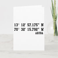 Aru Coordinates Design Sommerferien Karibik I