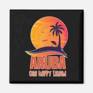 Aru Eine glückliche Insel Schöner Sonnenuntergangs Magnet