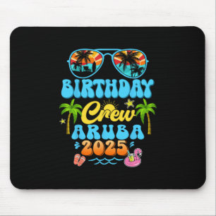 Aru Geburtstags-Crew-Urlaubskreuzfahrt 2025 Sommer Mousepad