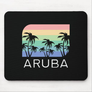 Aru Island Strand Retro Vintage Urlaubs-Souvenir F Mousepad
