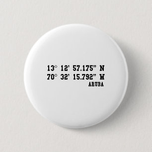 Aru Koordinaten Design Sommerferien Karibik I Button