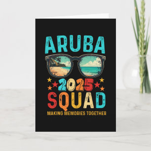 Aru Squad 2025 Urlaub Freund Familie passendes Gro Karte