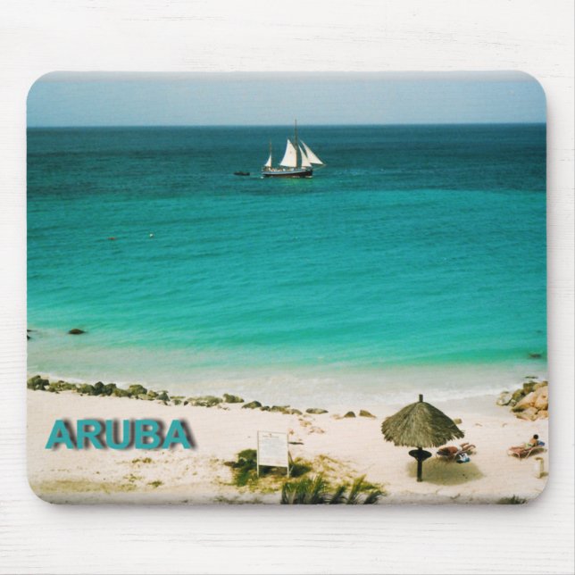 Aruba_beach Mousepad (Vorne)