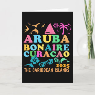 Aruba Bonaire Curacao 2025 Insel Karibik Reise Karte
