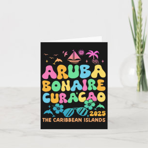 Aruba Bonaire Curacao 2025 Insel Karibik Reise Karte