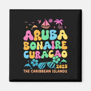 Aruba Bonaire Curacao 2025 Insel Karibiktour Magnet