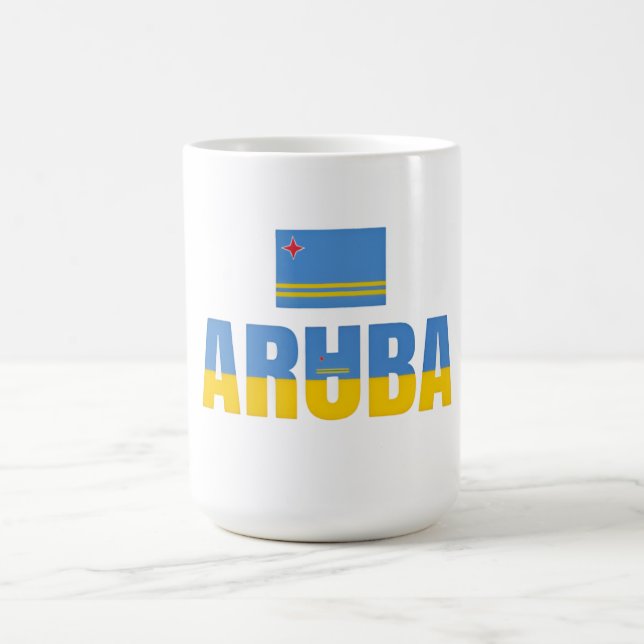 Aruba Clear Bag | Karibik | Stadionfertig Kaffeetasse (Mittel)