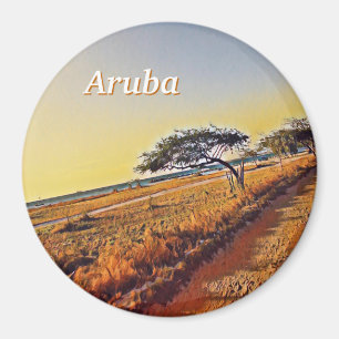 Aruba Divi Divi Trees Magnet