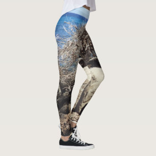 Aruba Divi Tree und Ozean Leggings