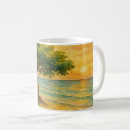 Aruba Eagle Beach Divi Tree Golden Hour Kaffeetasse
