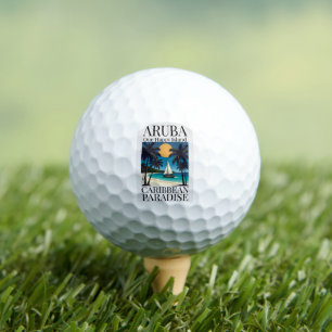 Aruba Eine Glückliche Insel Golfball