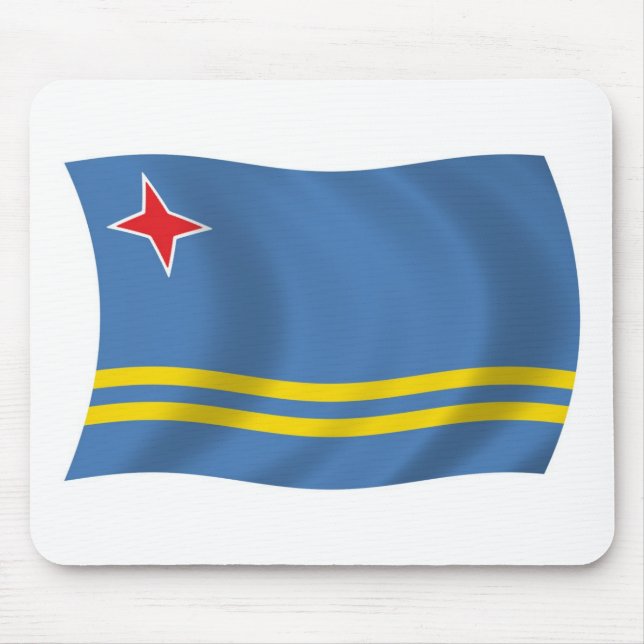 Aruba Flag Mousepad (Vorne)